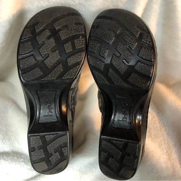 Børn B.O.C. Women's Slip On Comfort Black/Light Grey Fabric Clog Shoes Size 6 - Picture 13 of 14